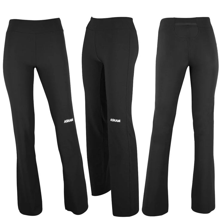 ASHAM Women's APW Bootcut Curling Pants black