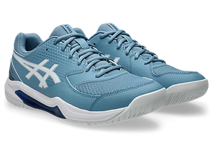asics Men's Gel Dedicate 8 Pickleball Shoes saba blue white
