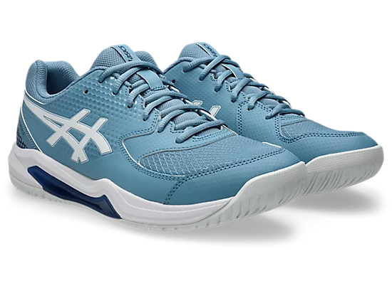 asics Men's Gel Dedicate 8 Pickleball Shoes saba blue white
