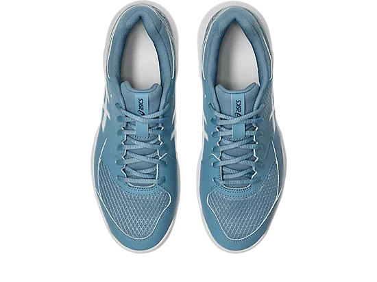 asics Men's Gel Dedicate 8 Pickleball Shoes saba blue white
