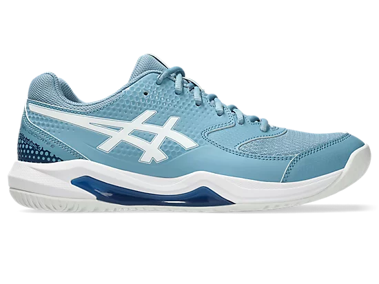 asics Men's Gel Dedicate 8 Pickleball Shoes saba blue white
