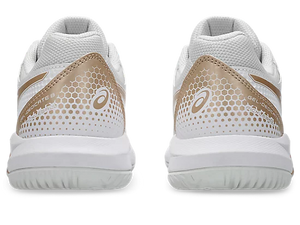 asics Women's Gel Dedicate 8 Pickleball Shoes white champagne
