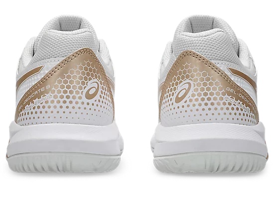 asics Women's Gel Dedicate 8 Pickleball Shoes white champagne
