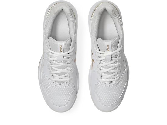 asics Women's Gel Dedicate 8 Pickleball Shoes white champagne
