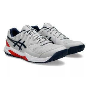 asics Men's Gel Dedicate 8 Pickleball Shoes Concrete/Night Sky