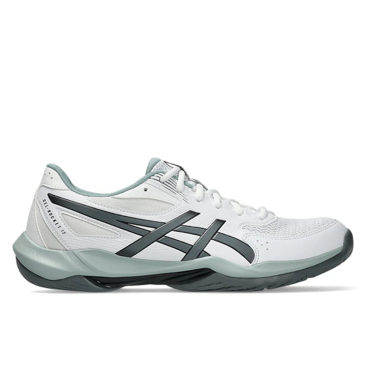 Asics Men's Gel-Rocket 12 Volleyball Shoes white/steel grey
