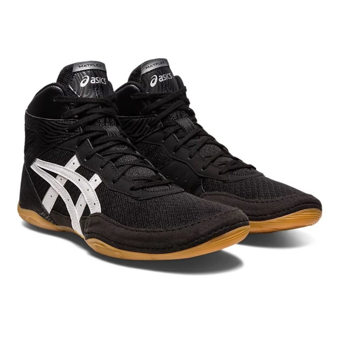 asics Senior Matflex 7 Wrestling Shoes black/white