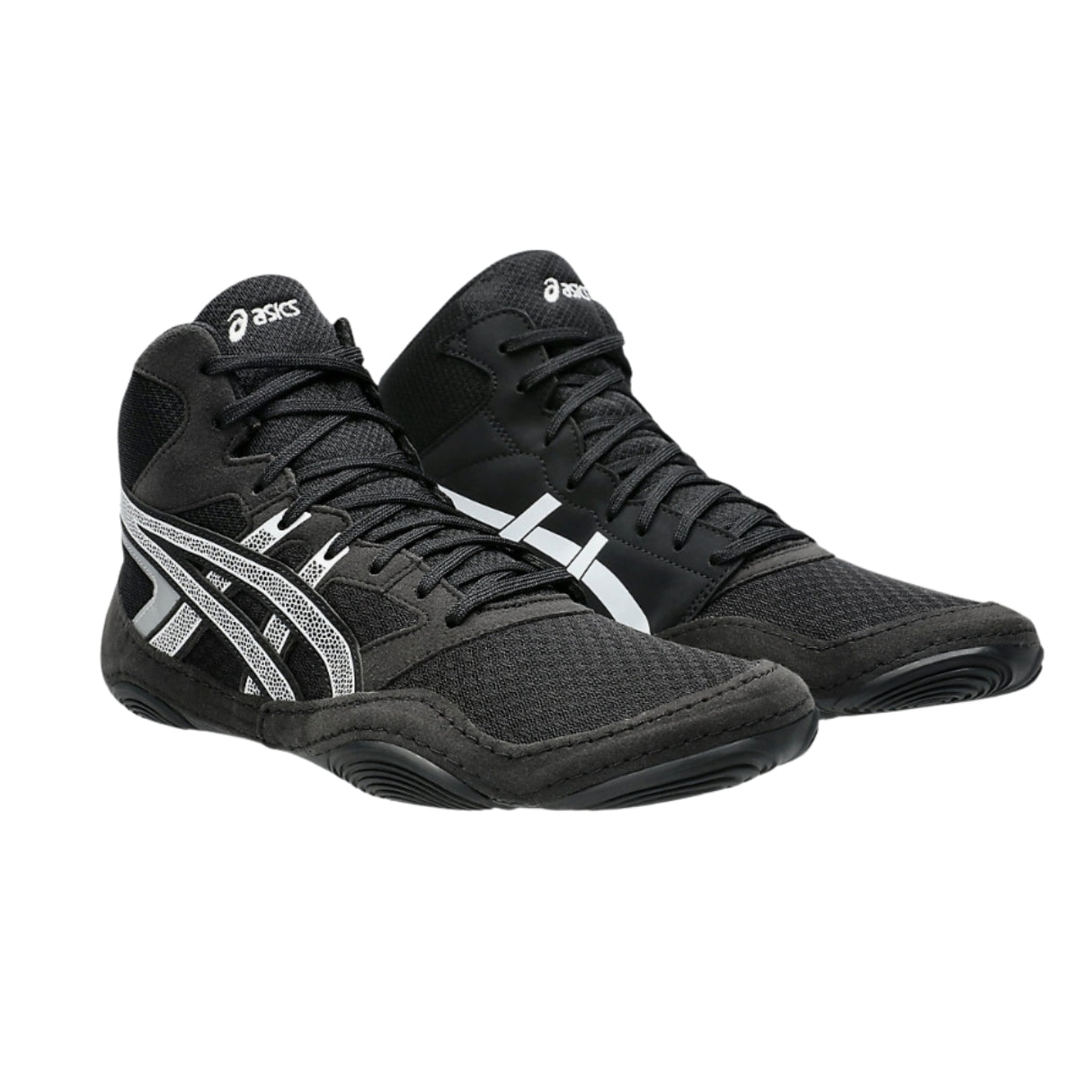 asics Senior Snapdown 4 Wide (2E) Wrestling Shoes black/white