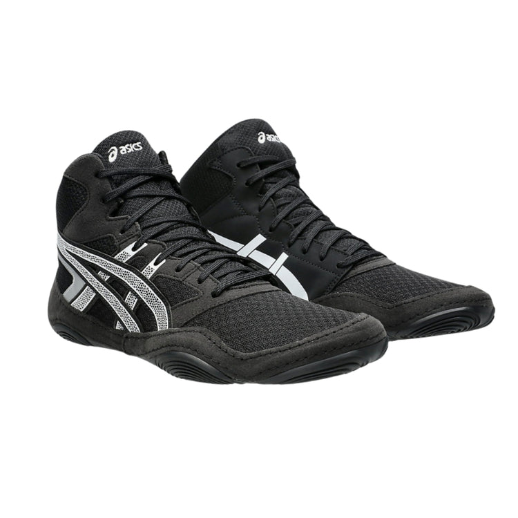 asics Senior Snapdown 4 Wide (2E) Wrestling Shoes black/white