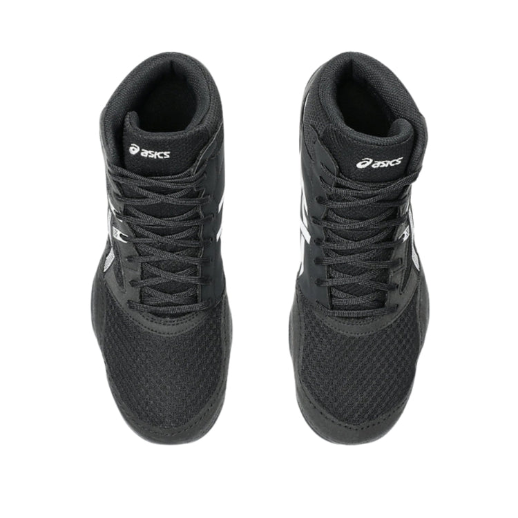 asics Senior Snapdown 4 Wide (2E) Wrestling Shoes black/white