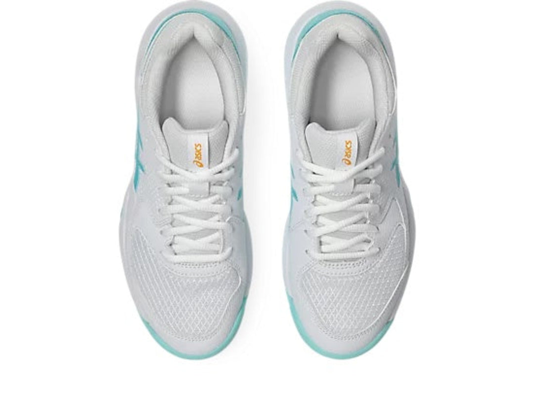 Asics Women's Gel-Dedicate 8 Pickleball Shoes white energy aqua teal