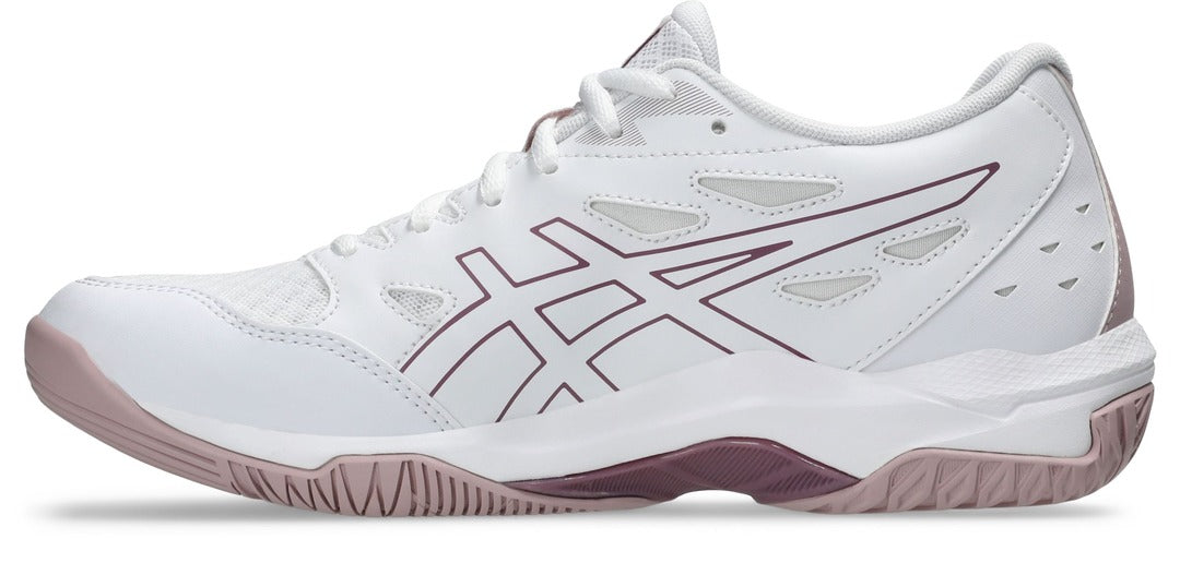 Asics Women's Gel-Rocket 11 1072A093 Volleyball Shoe White/ Watershed Rose