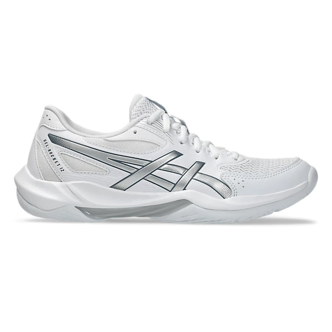 Asics Women's Gel-Rocket 12 Volleyball Shoes white/silver