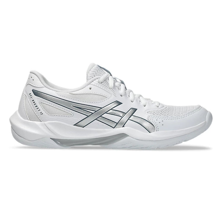 Asics Women's Gel-Rocket 12 Volleyball Shoes white/silver
