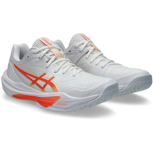 Asics Women's Sky Elite FF3 Volleyball Shoes white/vivid coral