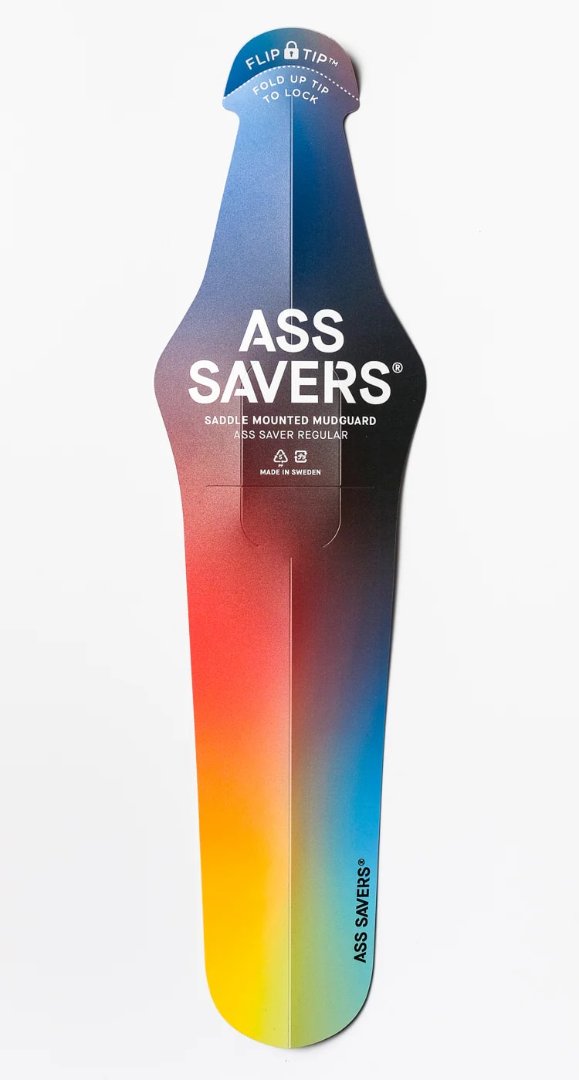 Ass Savers Regular Rear Fender/Mudguard Digital Edition Spektrum rainbow