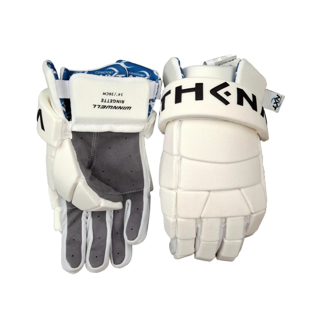 Athena Junior Knit Ringette Gloves white