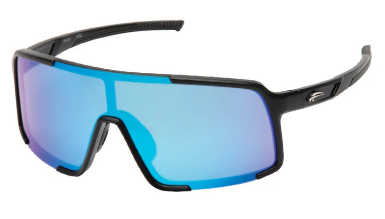 Atmosphere Morph Sunglasses matte black blue revo