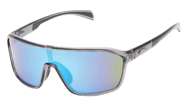 Atmosphere Wired Sunglasses crystal dark grey blue revo