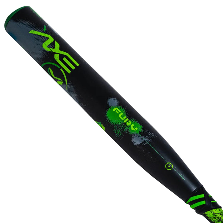 Axe Fury Bravo Radich LE End Load Slo-Pitch Bat black/neon green