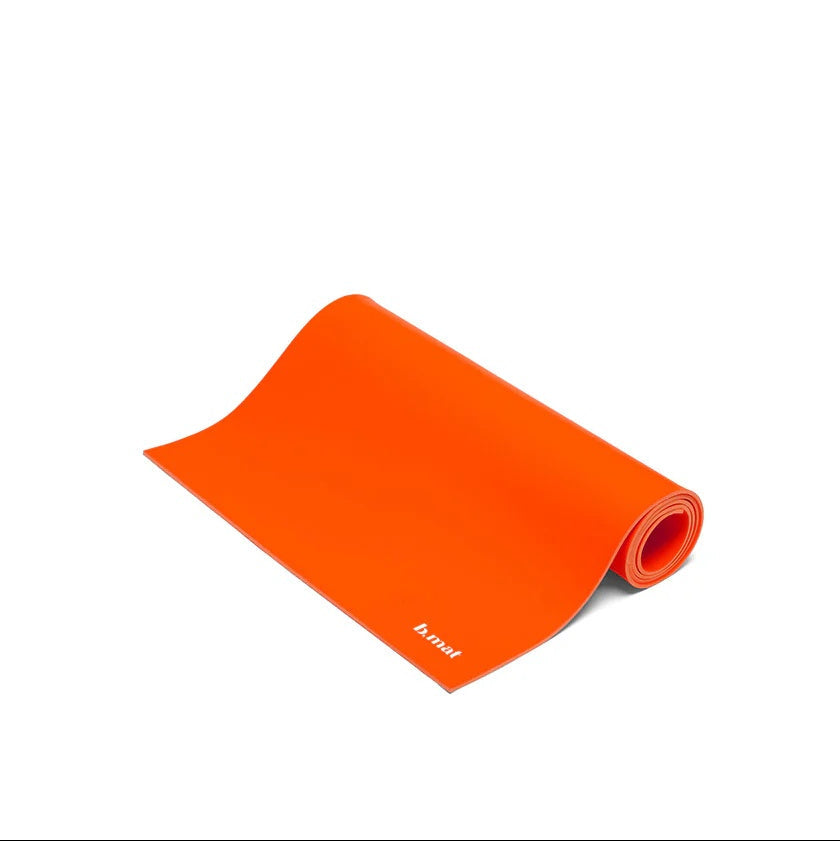 B, Halfmoon B Mat Strong 6mm Yoga Mat solal orange