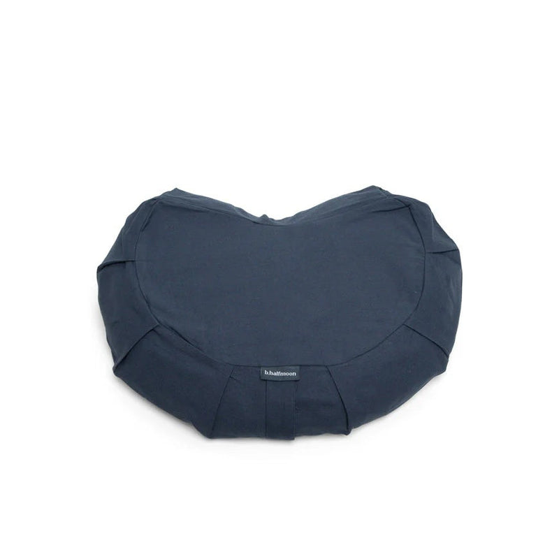 B, Halfmoon Crescent Meditation Cushion ink navy blue