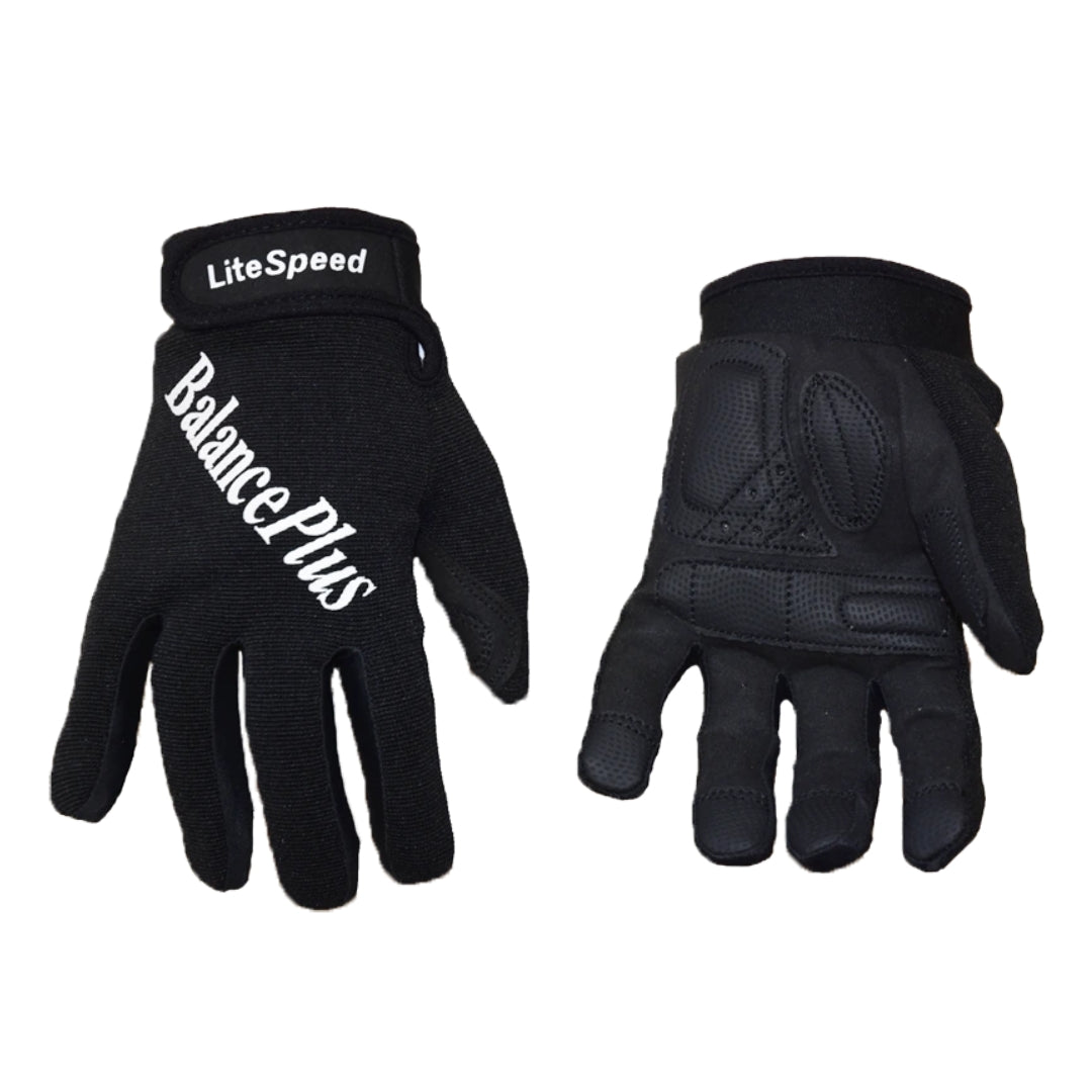 Balance Plus Men's Litespeed Lined Curling Gloves black
