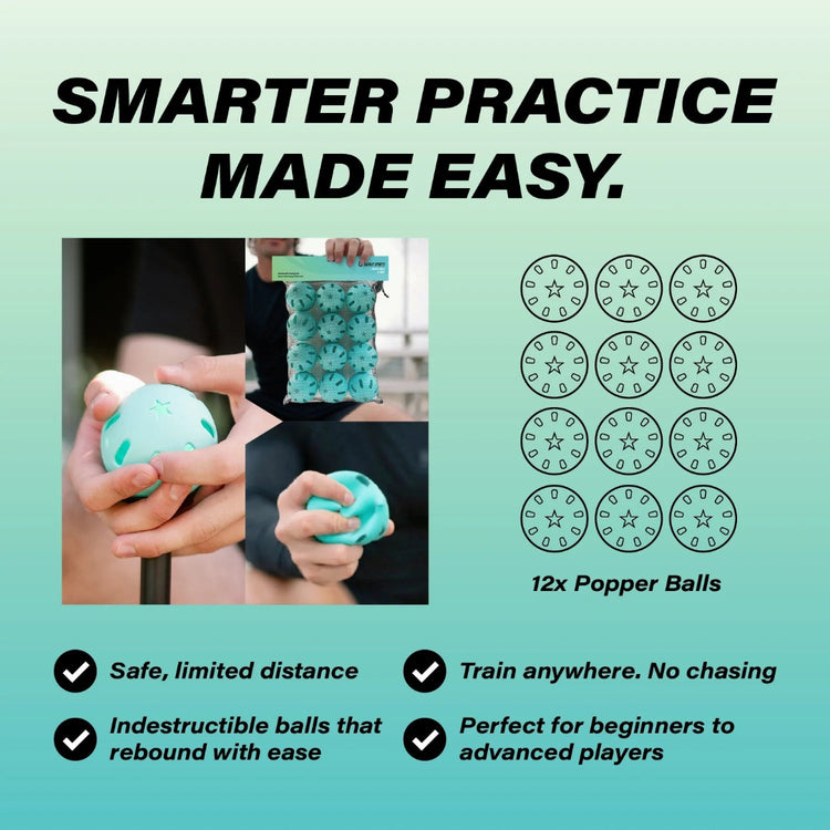 Bandit Sports Popper Balls 12 Pack green