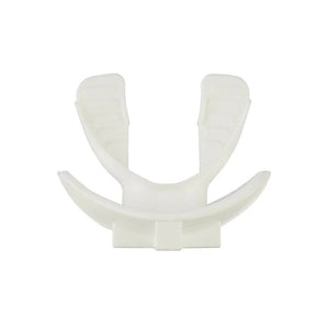 Battle 3D Chrome Cross Oxygen Football Mouthguard white/gold