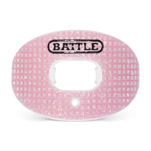 Battle 3D Diamonds Oxygen Football Mouthguard Rose