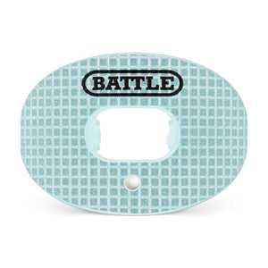Battle 3D Diamonds Oxygen Football Mouthguard teal blue