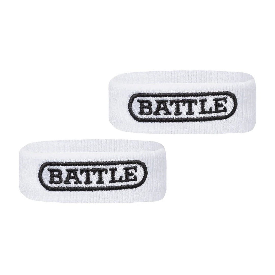 Battle Bicep Bands white