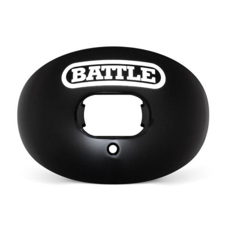 Battle Chrome Oxygen Football Mouthguard Black