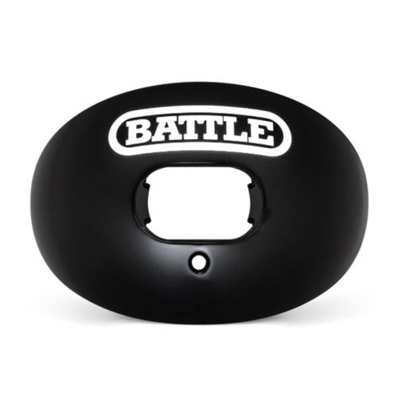 Battle Chrome Oxygen Football Mouthguard Black