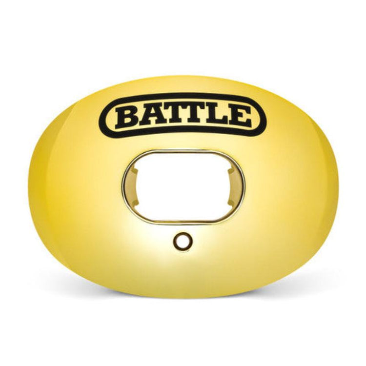Battle Chrome Oxygen Football Mouthguard Gold
