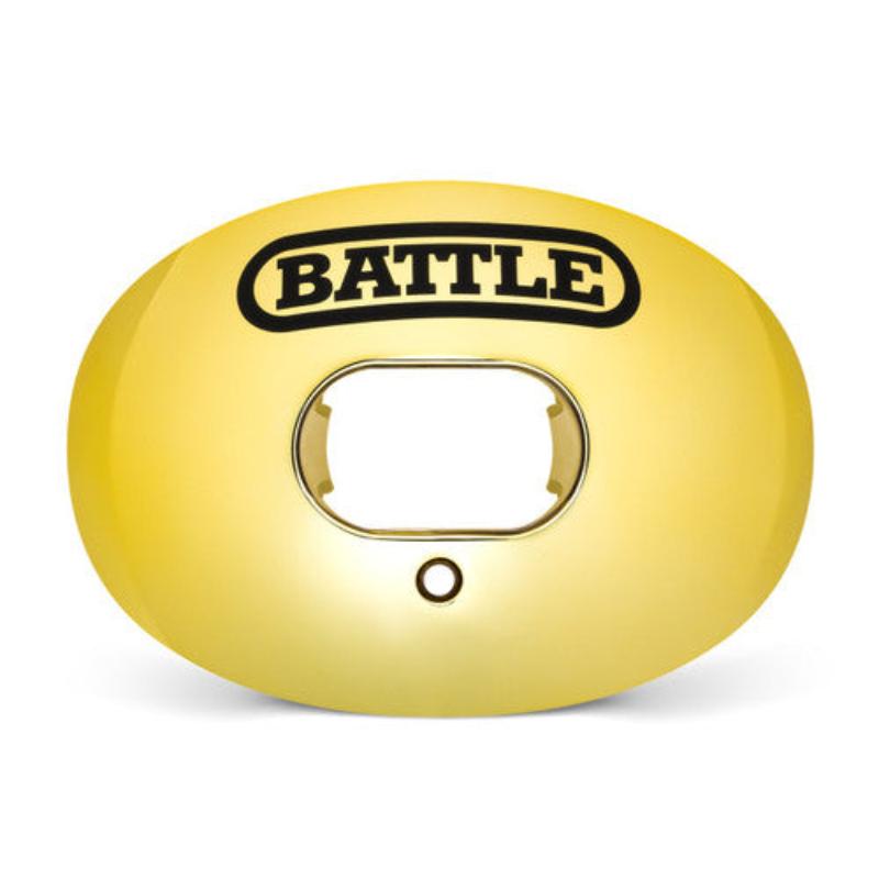 Battle Chrome Oxygen Football Mouthguard Gold