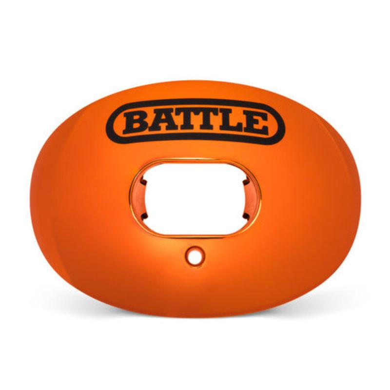 Battle Chrome Oxygen Football Mouthguard Orange