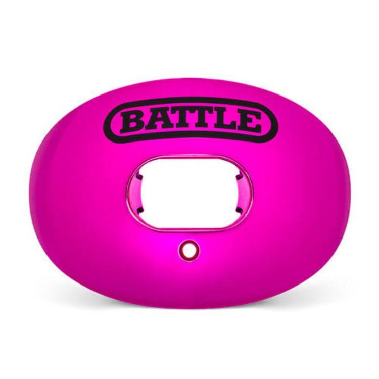 Battle Chrome Oxygen Football Mouthguard Pink