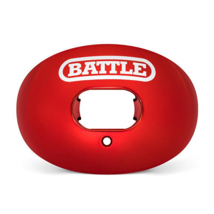 Battle Chrome Oxygen Football Mouthguard Red