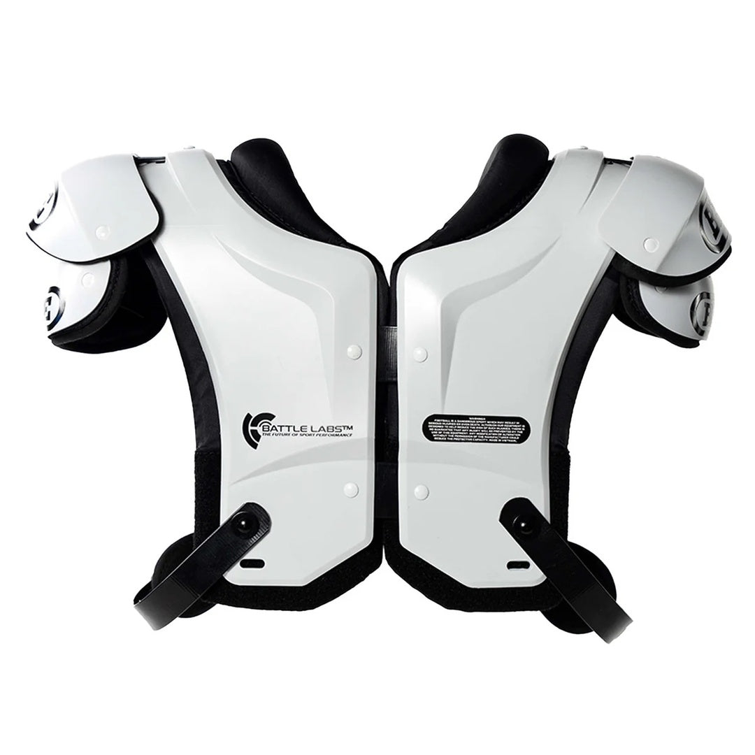 Battle Junior Defender Lightweight Shoulder Pads white