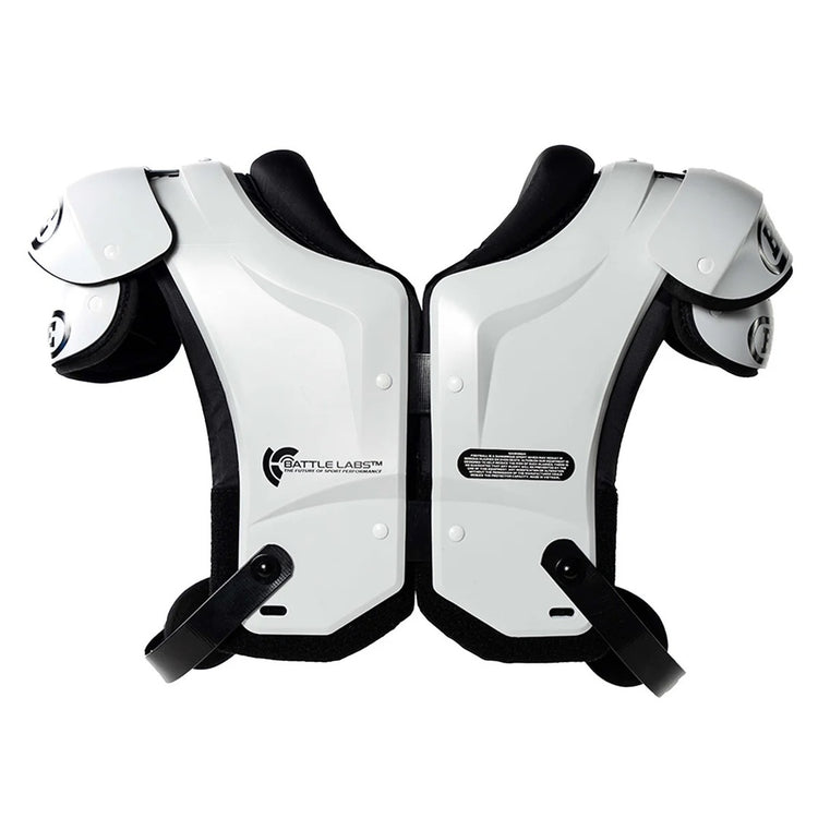 Battle Junior Defender Lightweight Shoulder Pads white