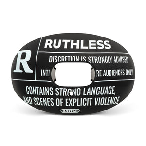 Battle Oxygen Novelty Football Mouthguard Ruthless black