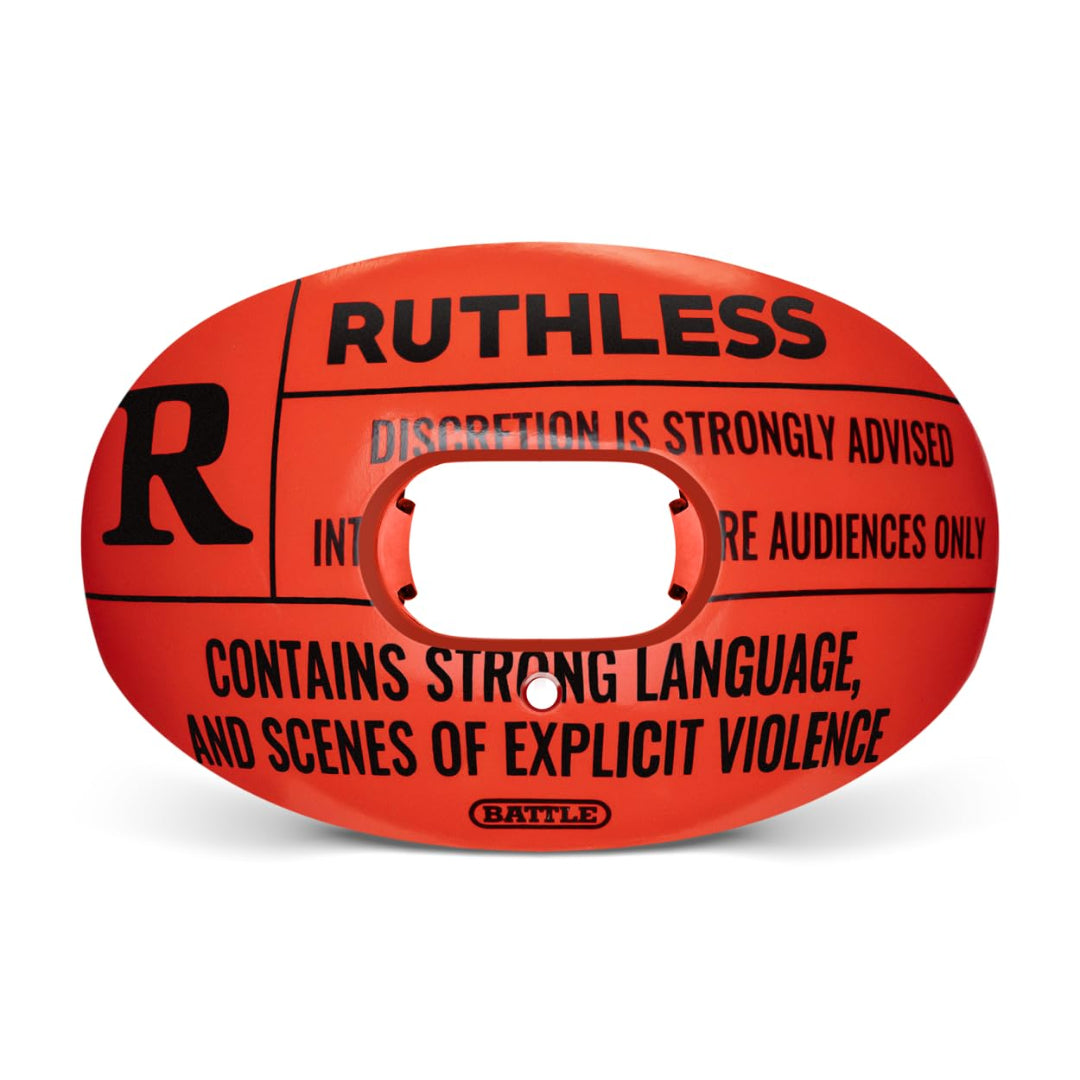 Battle Oxygen Novelty Football Mouthguard ruthless red