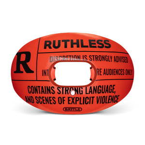 Battle Oxygen Novelty Football Mouthguard ruthless red
