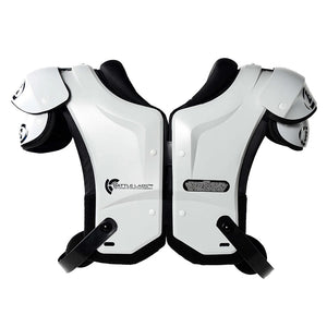 Battle Senior Defender Lightweight Shoulder Pads white