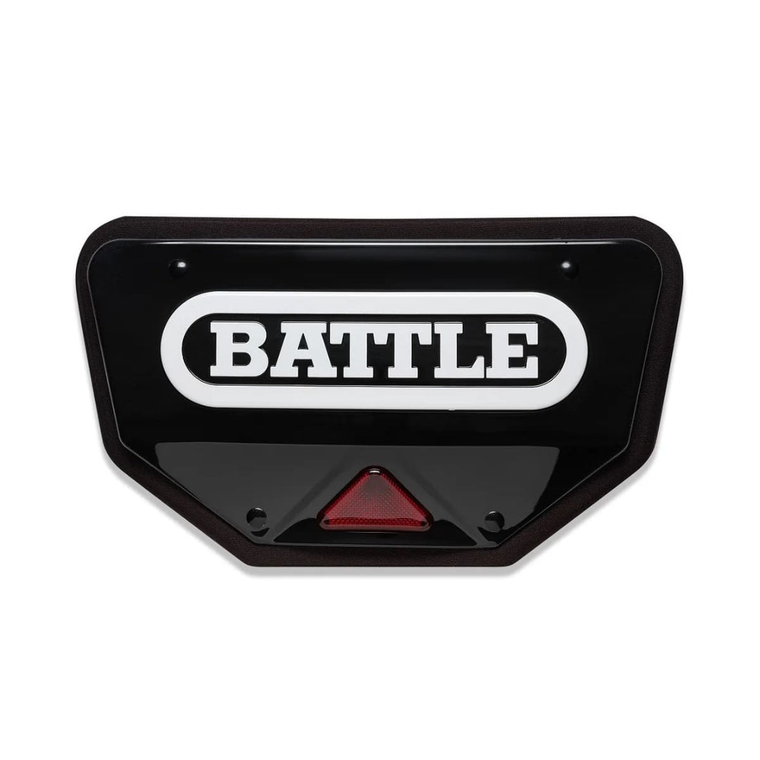 Battle Senior Defender Pro Football Back Plate black