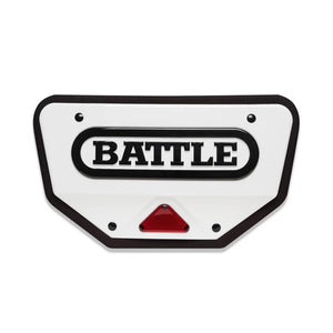Battle Senior Defender Pro Football Back Plate white