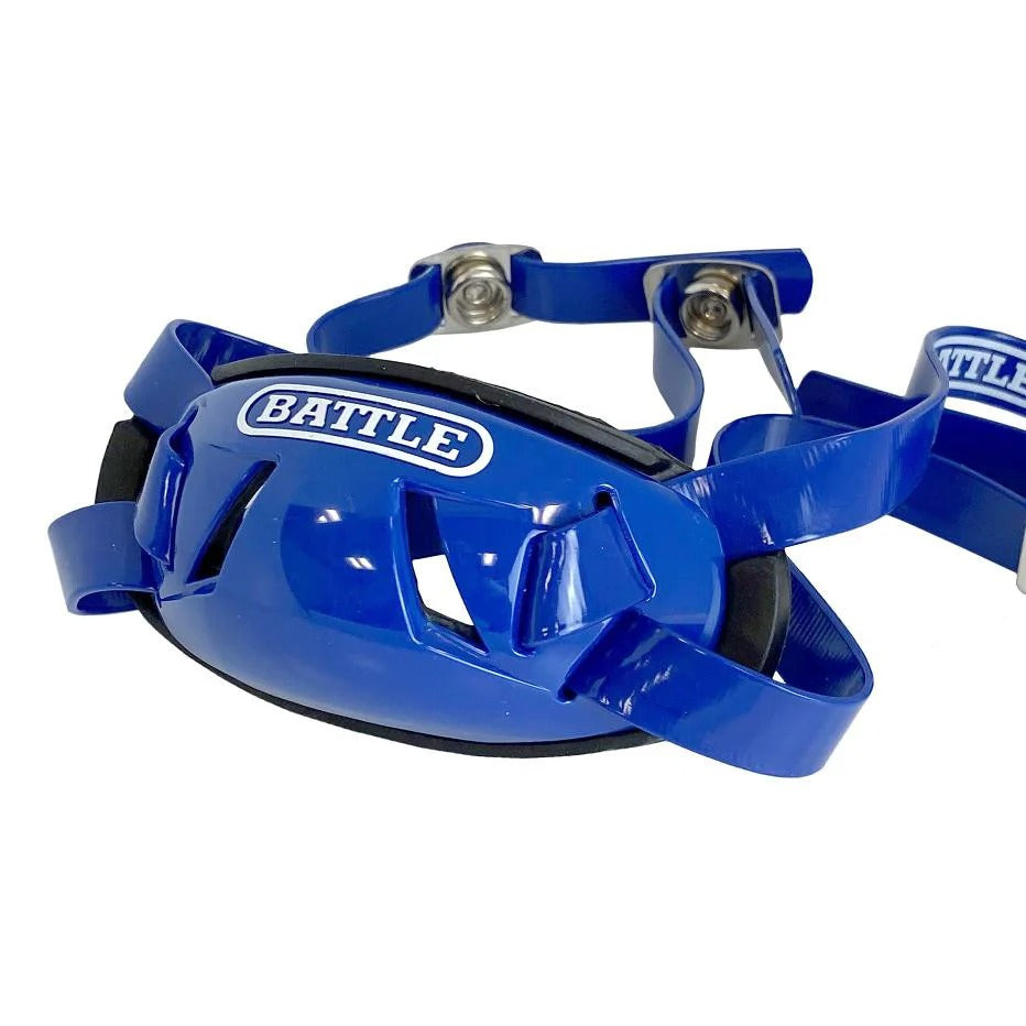 Battle Senior Football Chin Strap blue
