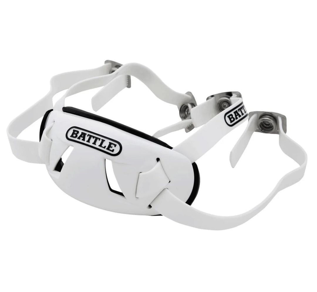Battle Senior Football Chin Strap white