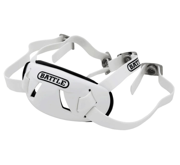 Battle Senior Football Chin Strap white